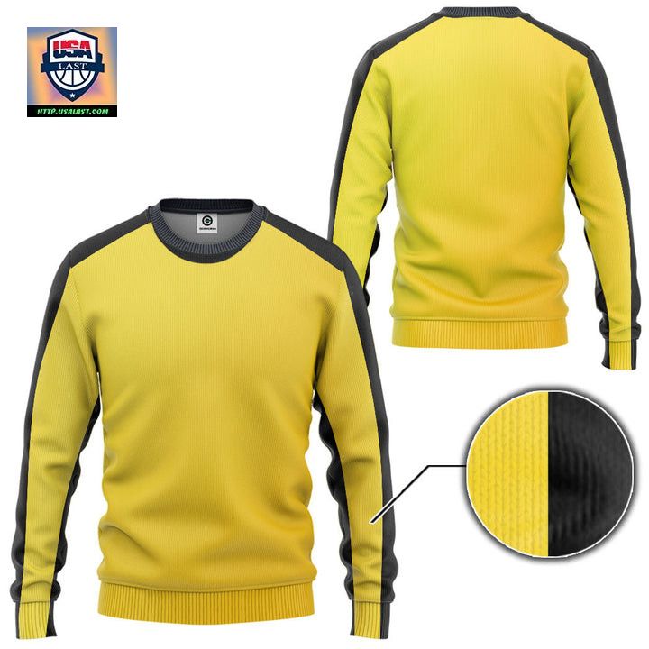 Minions Yellow Kungfu Costume Disney Ugly Christmas Sweater