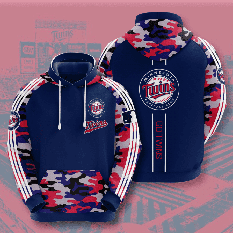 Minnesota Twins 3D All Over Print Hoodie & Zip Hoodie