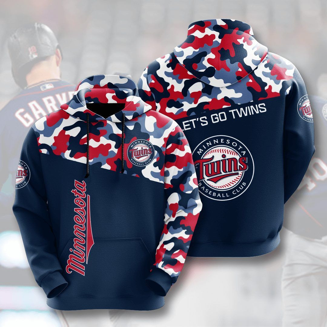 Minnesota Twins 3D All Over Print Hoodie & Zip Hoodie