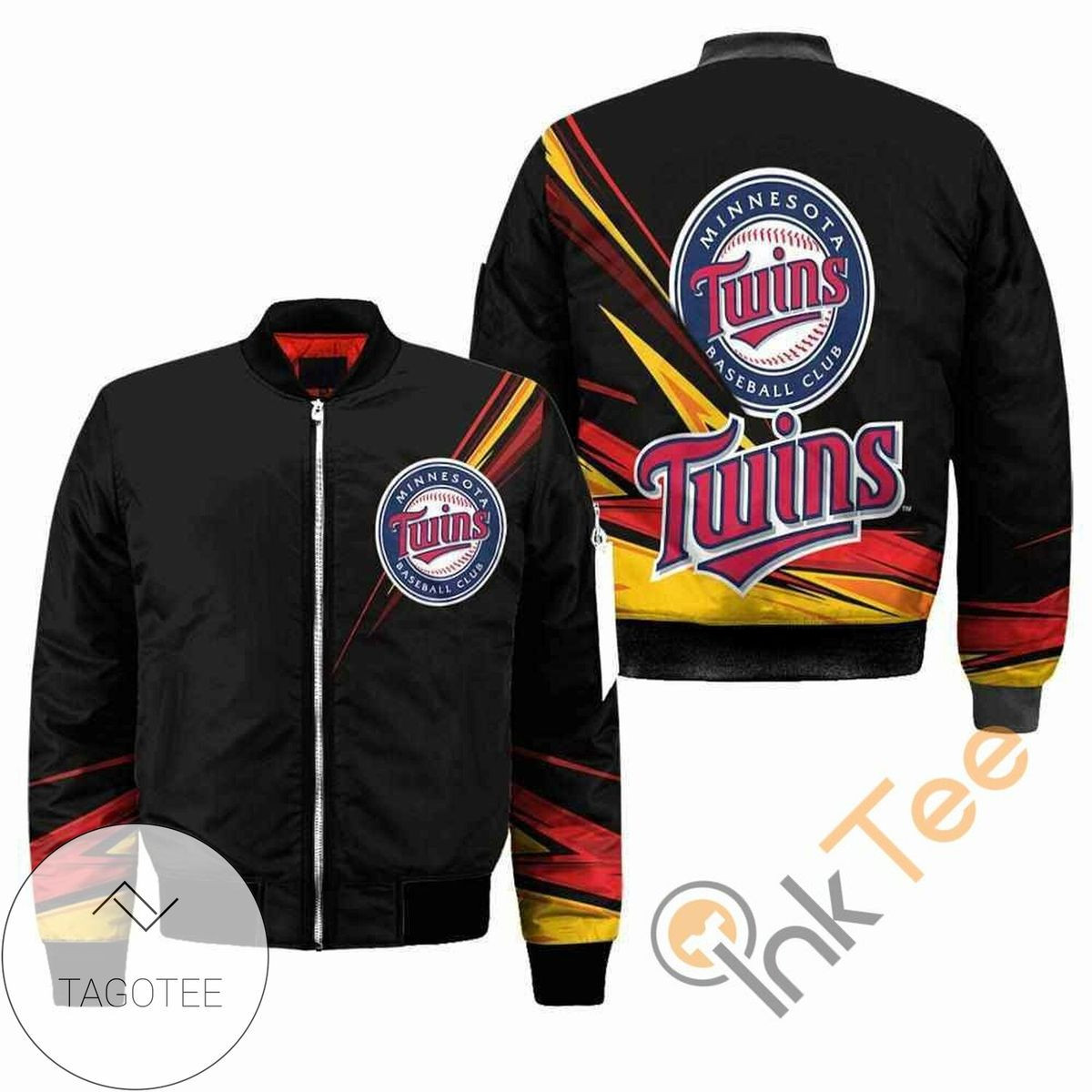 Minnesota Twins Bomber Jacket | MLB Team Jacket for Men & Women | Baseball Fan Gift