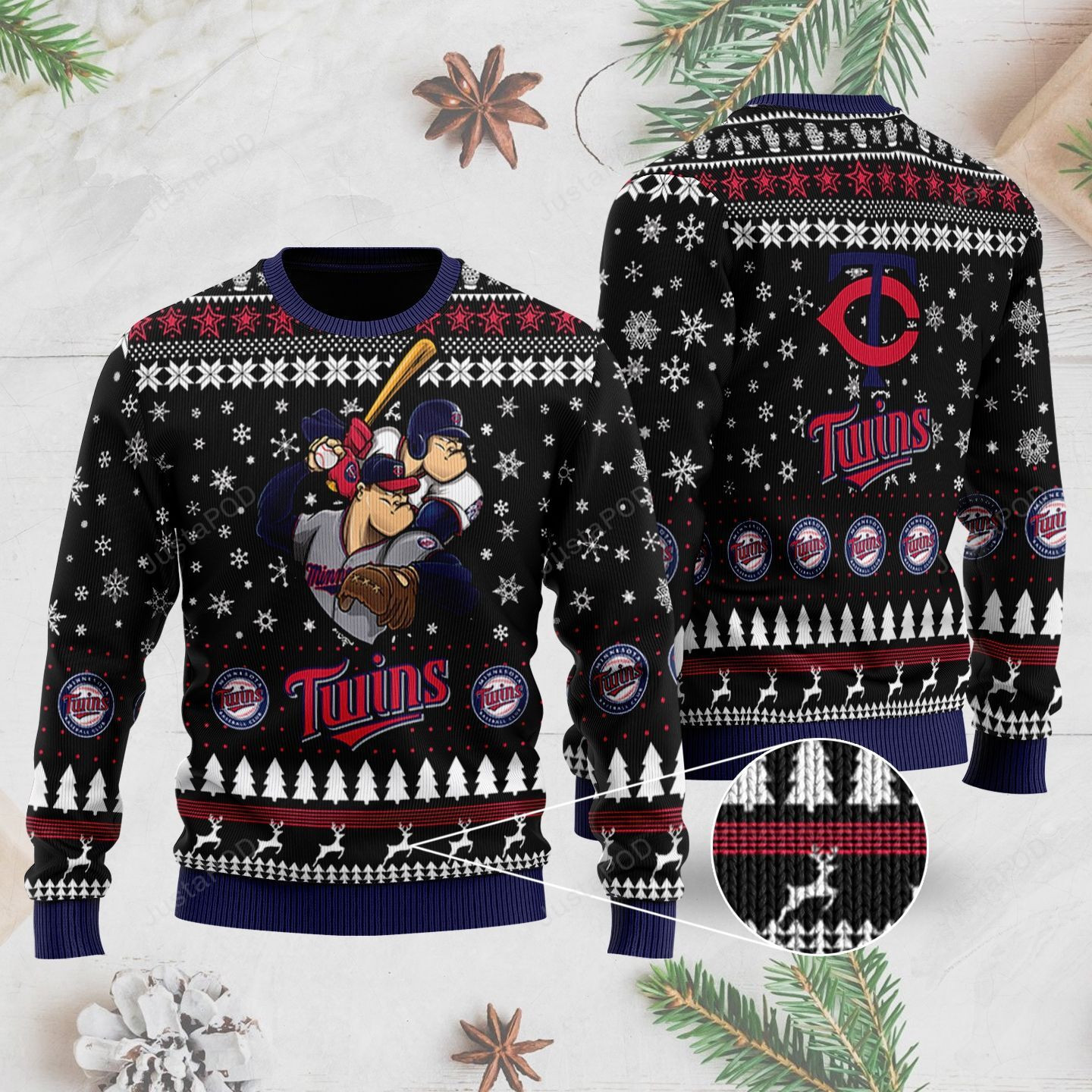 Minnesota Twins Ugly Christmas Sweater, Perfect Holiday Gift