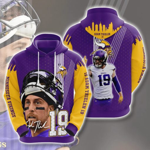 Minnesota Vikings 3D All Over Print Hoodie & Zip Hoodie
