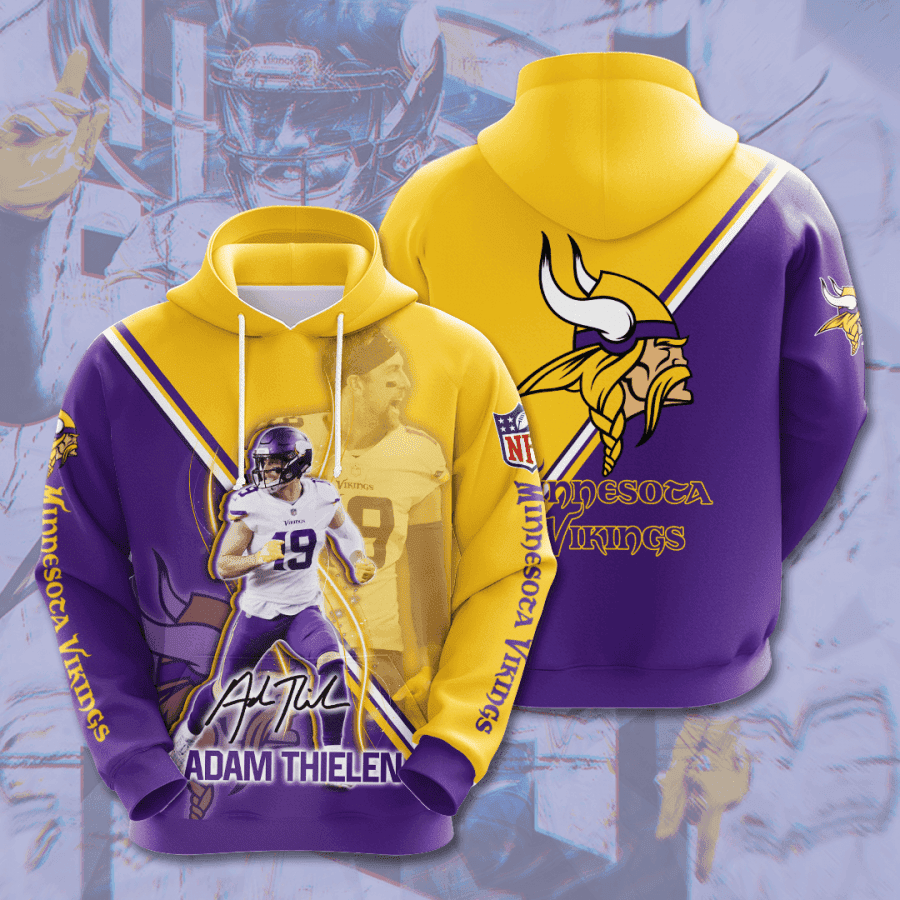 Minnesota Vikings 3D All Over Print Hoodie & Zip Hoodie