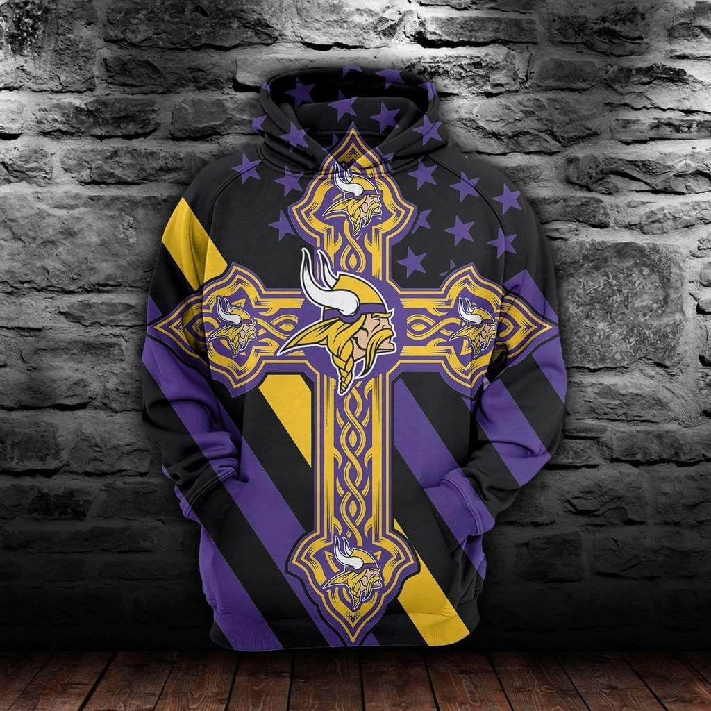Minnesota Vikings 3D All Over Print Hoodie & Zip Hoodie