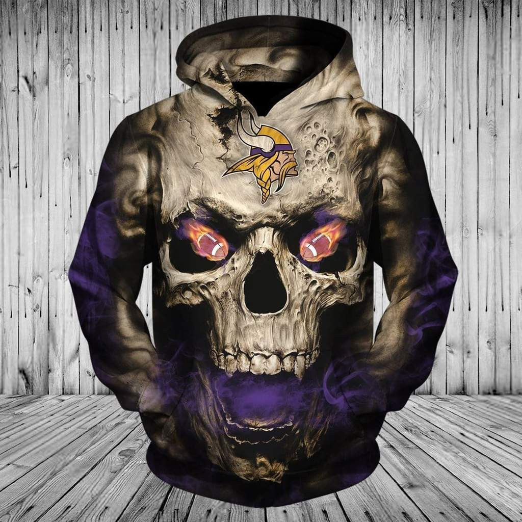 Minnesota Vikings 3D All Over Print Hoodie & Zip Hoodie