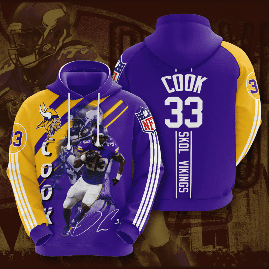 Minnesota Vikings 3D All Over Print Hoodie & Zip Hoodie