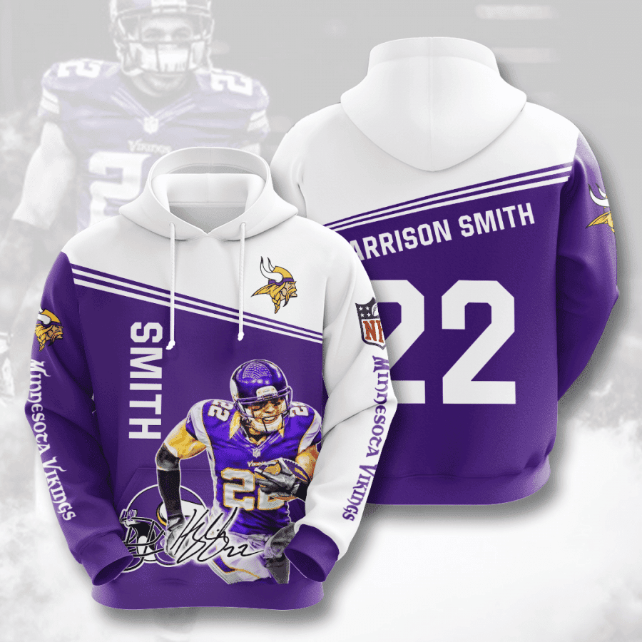 Minnesota Vikings 3D All Over Print Hoodie & Zip Hoodie