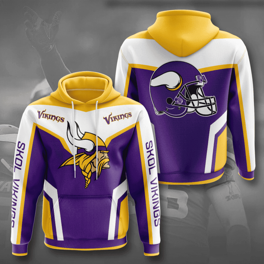 Minnesota Vikings 3D All Over Print Hoodie & Zip Hoodie