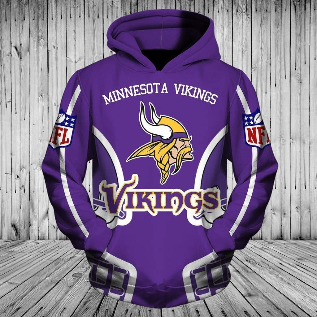 Minnesota Vikings 3D All Over Print Hoodie & Zip Hoodie