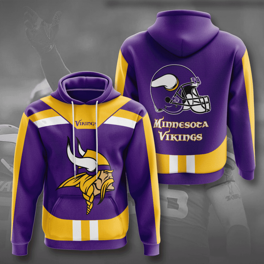 Minnesota Vikings 3D All Over Print Hoodie & Zip Hoodie
