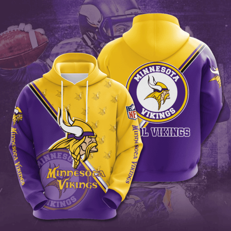Minnesota Vikings 3D All Over Print Hoodie & Zip Hoodie