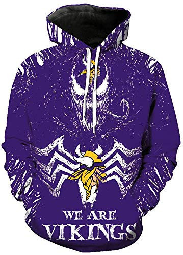 Minnesota Vikings 3D All Over Print Hoodie & Zip Hoodie