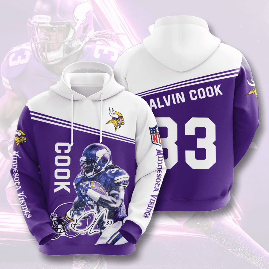 Minnesota Vikings 3D All Over Print Hoodie & Zip Hoodie