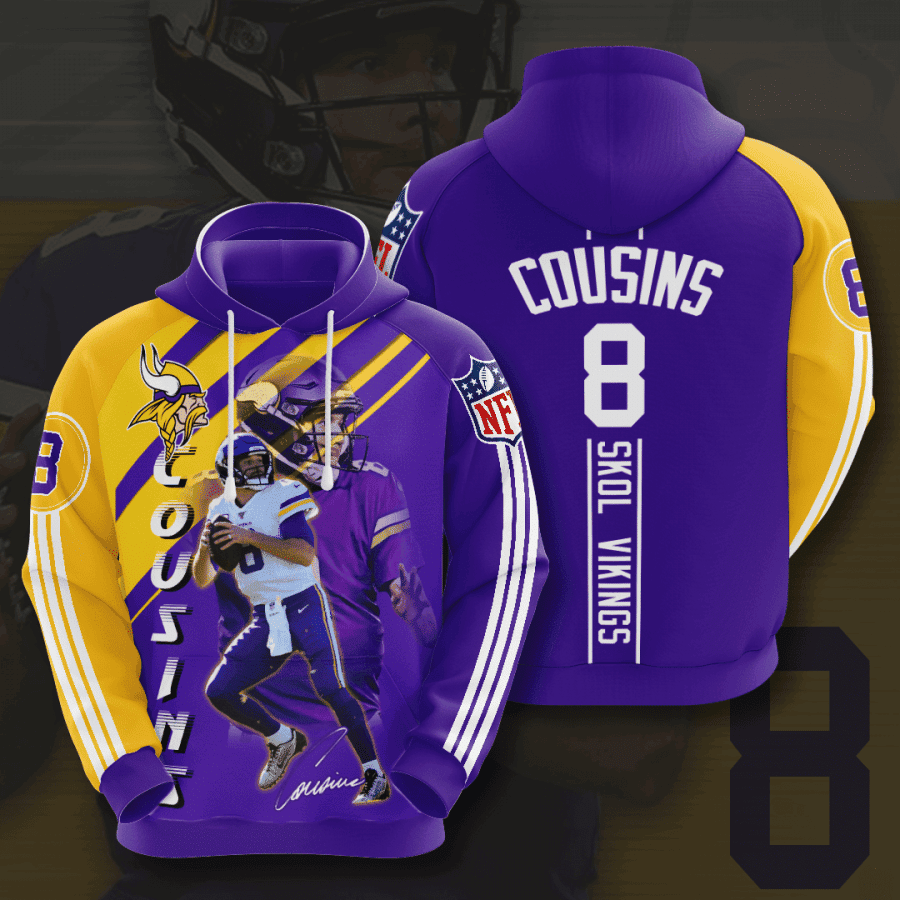 Minnesota Vikings 3D All Over Print Hoodie & Zip Hoodie