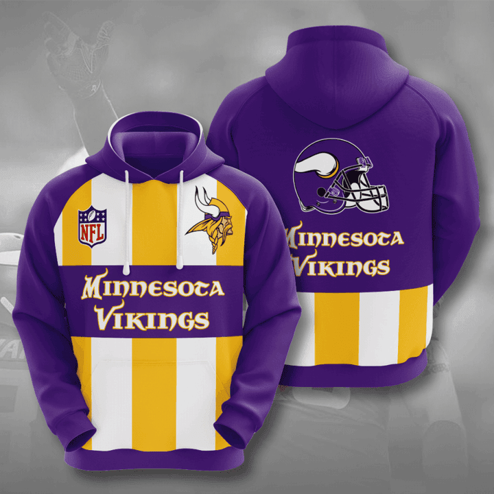 Minnesota Vikings 3D All Over Print Hoodie & Zip Hoodie