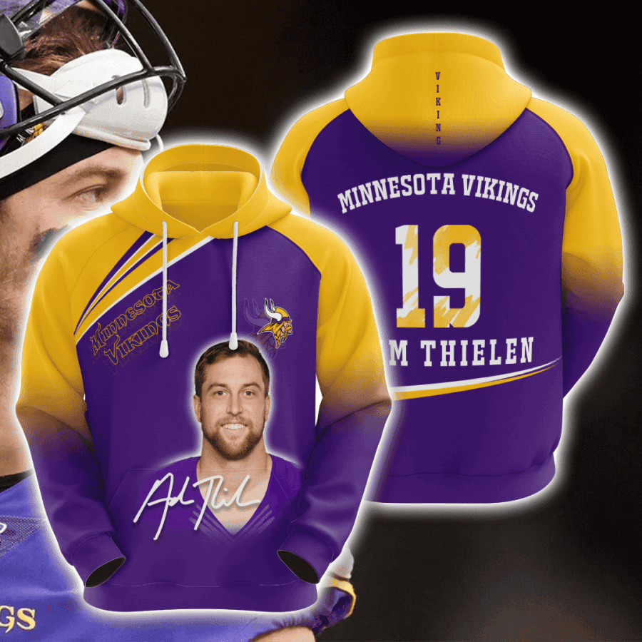 Minnesota Vikings 3D All Over Print Hoodie & Zip Hoodie