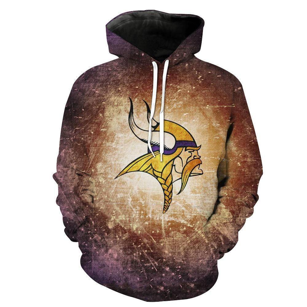 Minnesota Vikings 3D All Over Print Hoodie & Zip Hoodie
