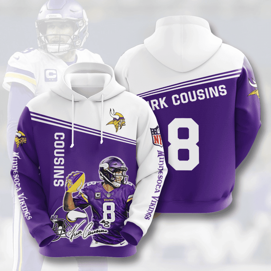 Minnesota Vikings 3D All Over Print Hoodie & Zip Hoodie