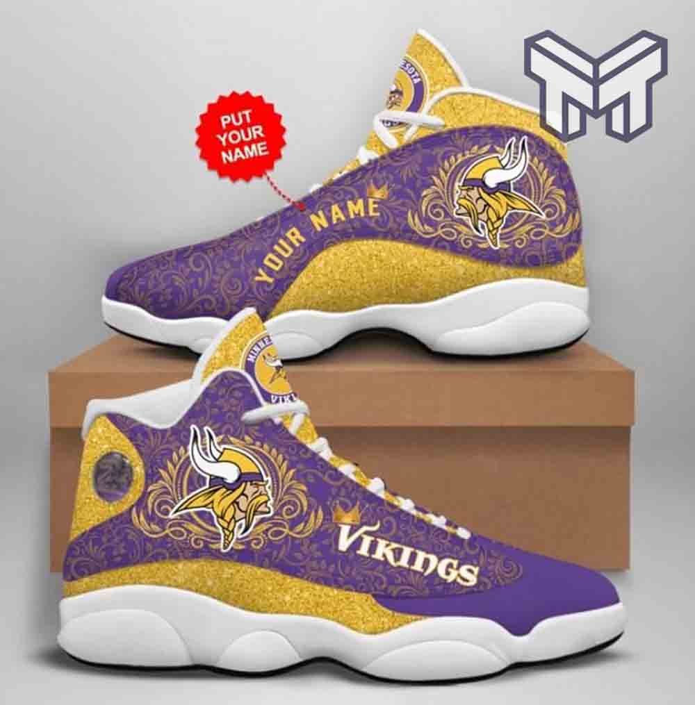 Minnesota Vikings JD13 Sneakers Shoes for Men & Women | Custom Fan Gift