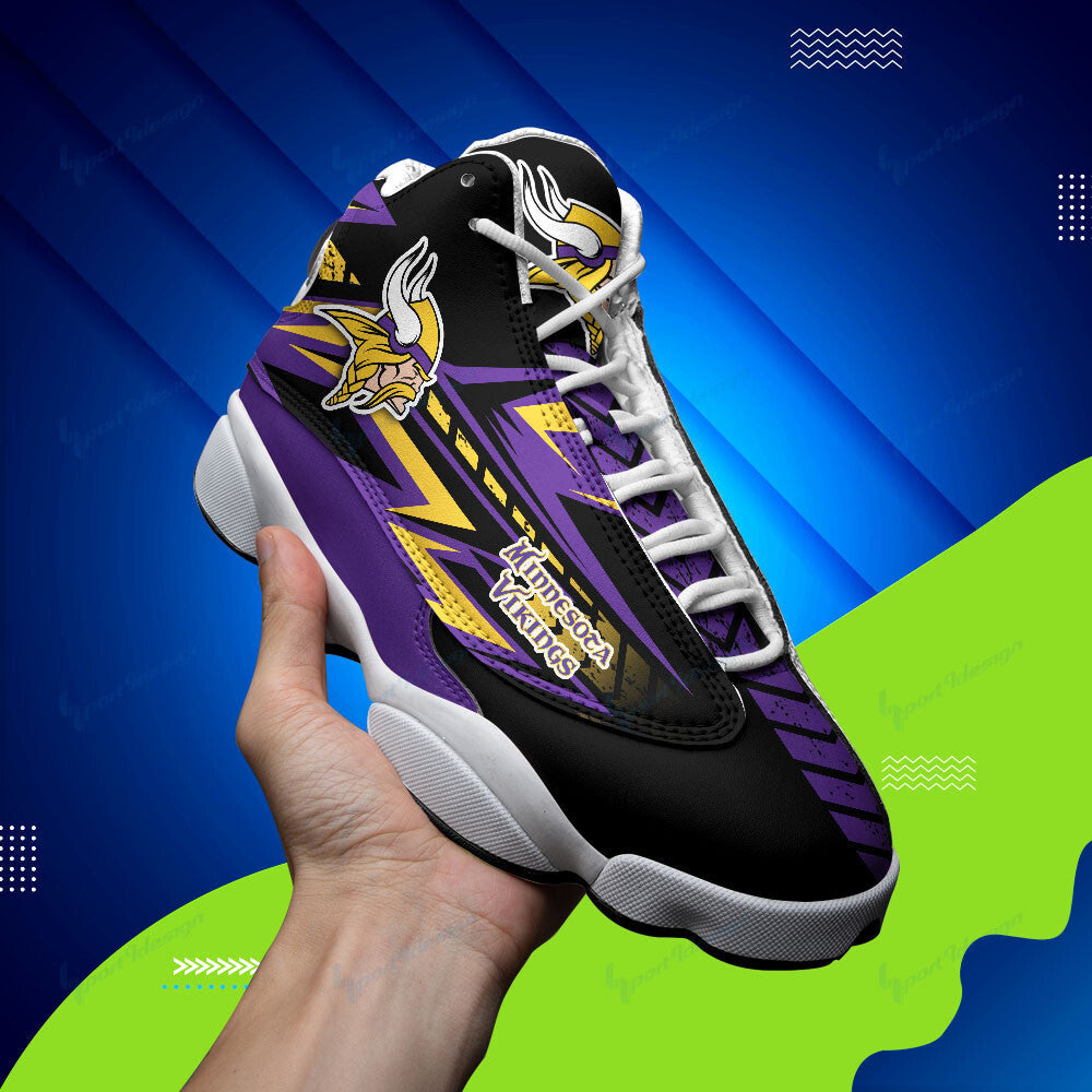 Minnesota Vikings NFL JD13 Sneakers Shoes for Men & Women | Custom Fan Gift
