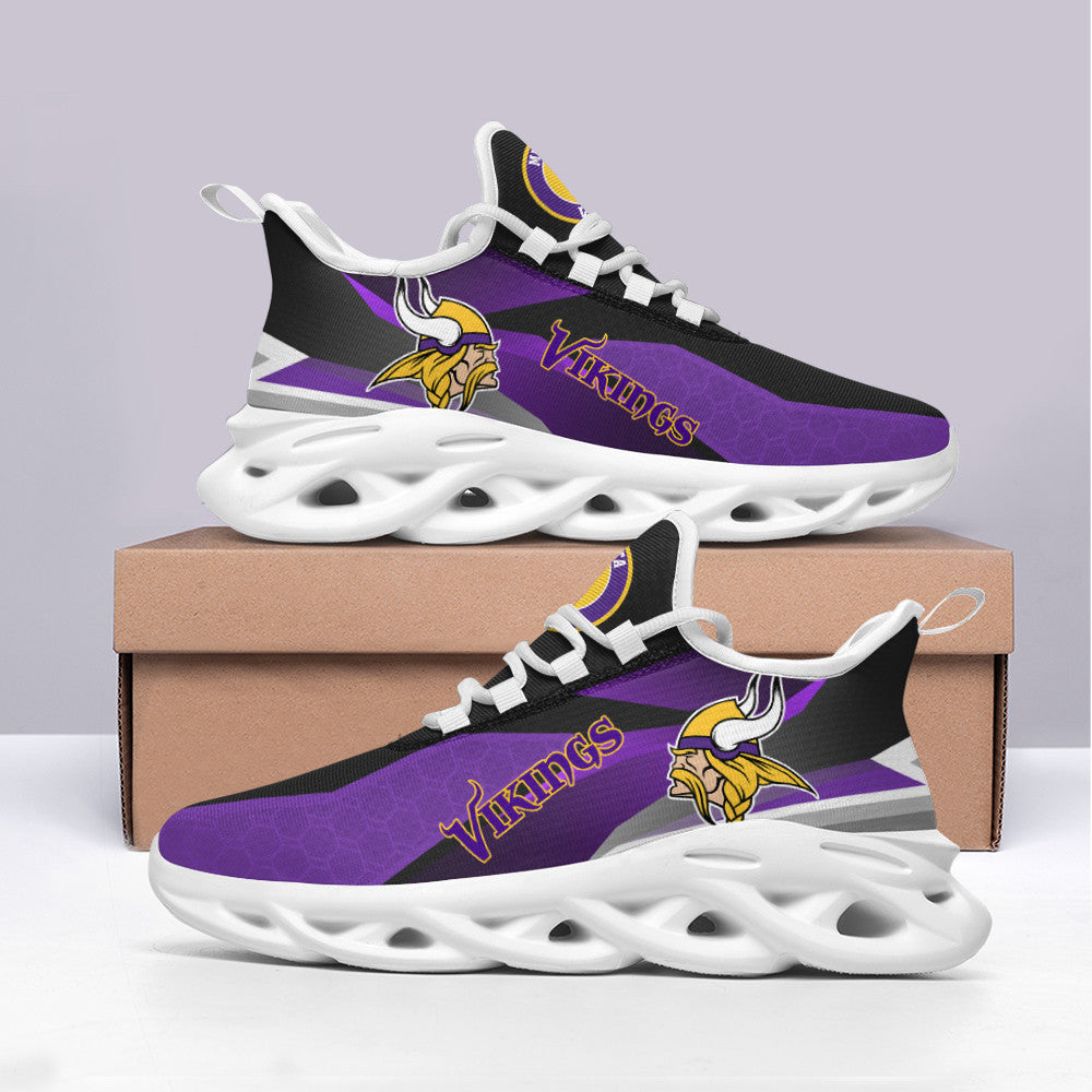 Minnesota Vikings NFL Max Soul Shoes Sneakers for Men And Women – NFL Football Fan Shoes, Team Sneakers