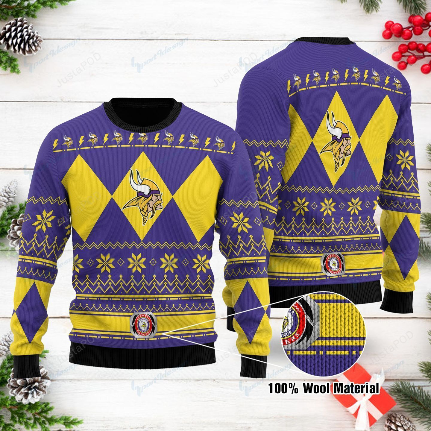 Minnesota Vikings Ugly Christmas Sweater, Perfect Holiday Gift