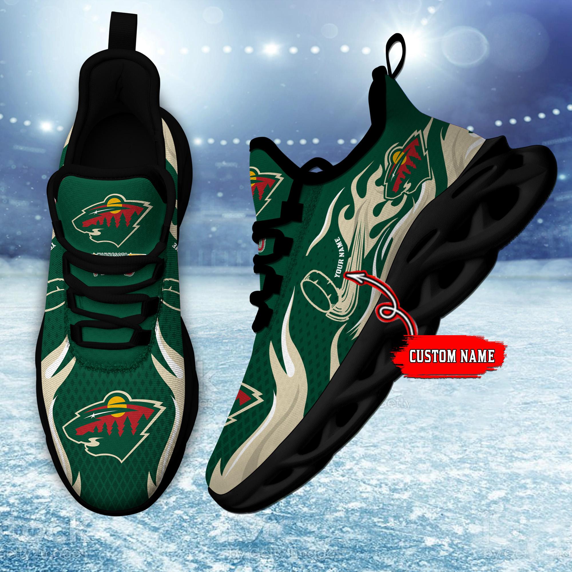 Minnesota Wild Max Soul Shoes Sneakers for Men And Women – NHL Hockey Fan Shoes, Team Sneakers - Image 4