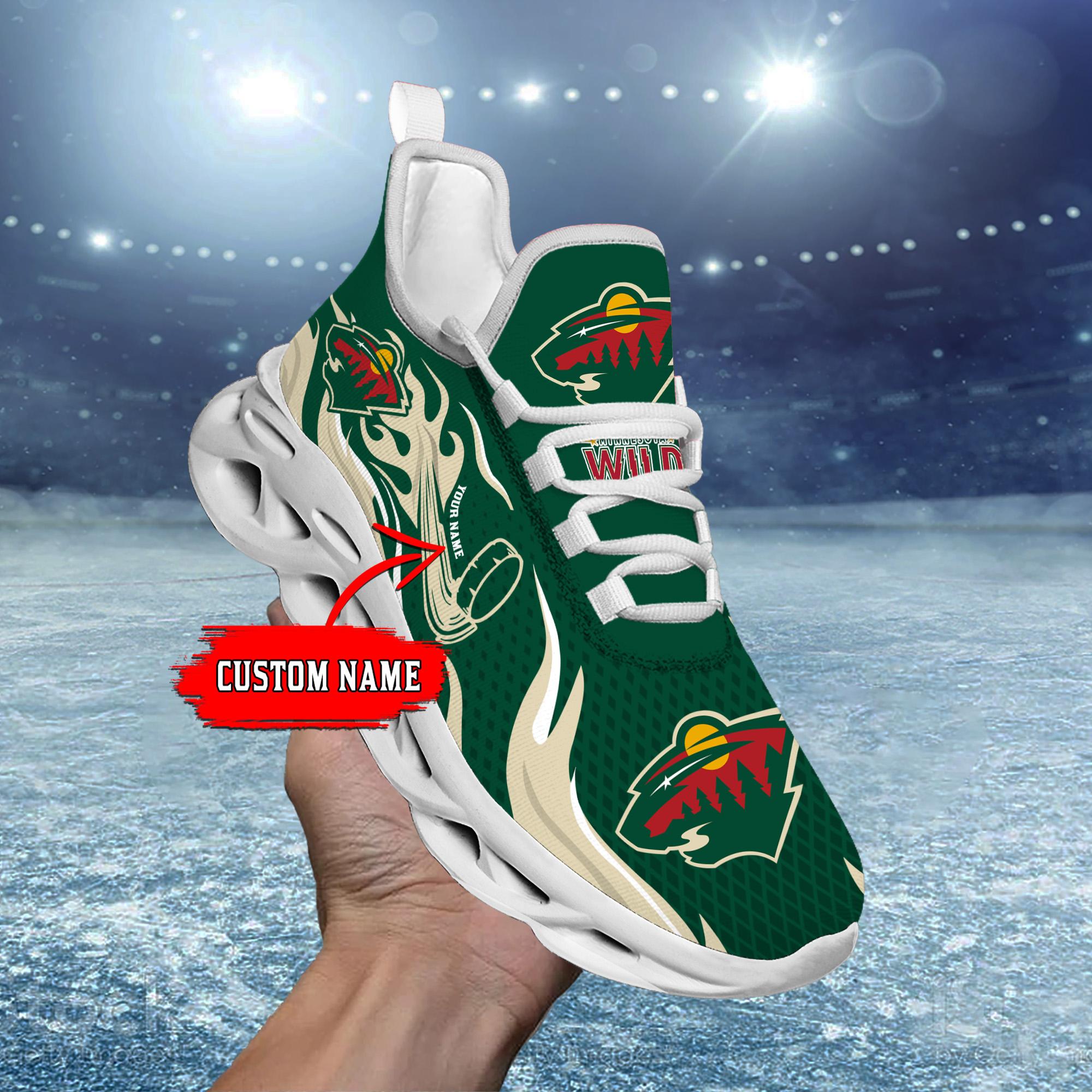 Minnesota Wild Max Soul Shoes Sneakers for Men And Women – NHL Hockey Fan Shoes, Team Sneakers - Image 6