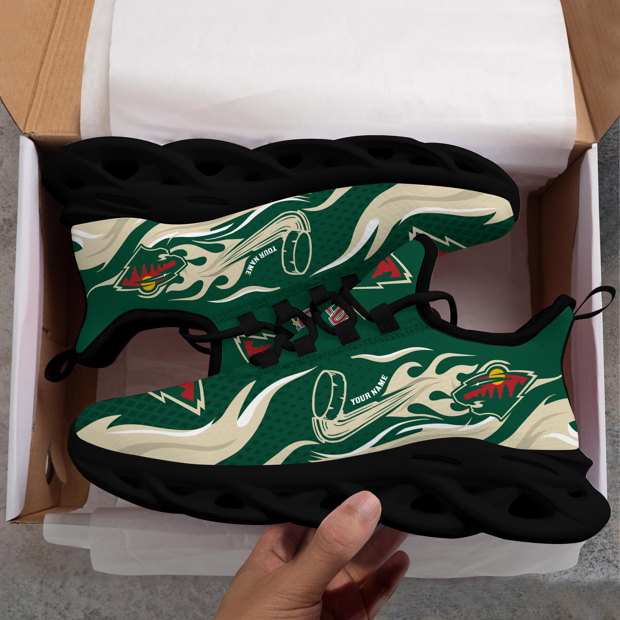 Minnesota Wild Max Soul Shoes Sneakers for Men And Women – NHL Hockey Fan Shoes, Team Sneakers - Image 7
