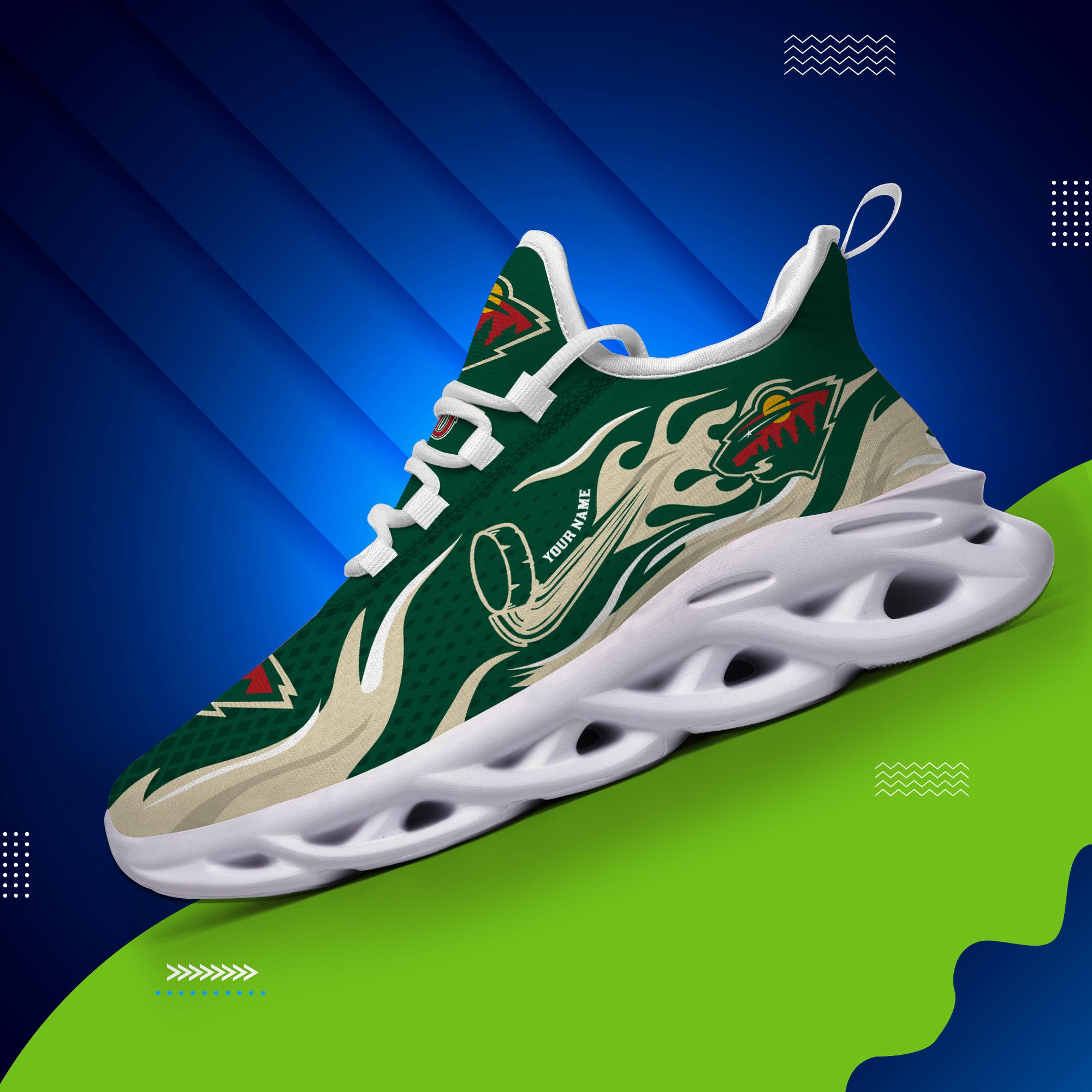 Minnesota Wild Max Soul Shoes Sneakers for Men And Women – NHL Hockey Fan Shoes, Team Sneakers - Image 3