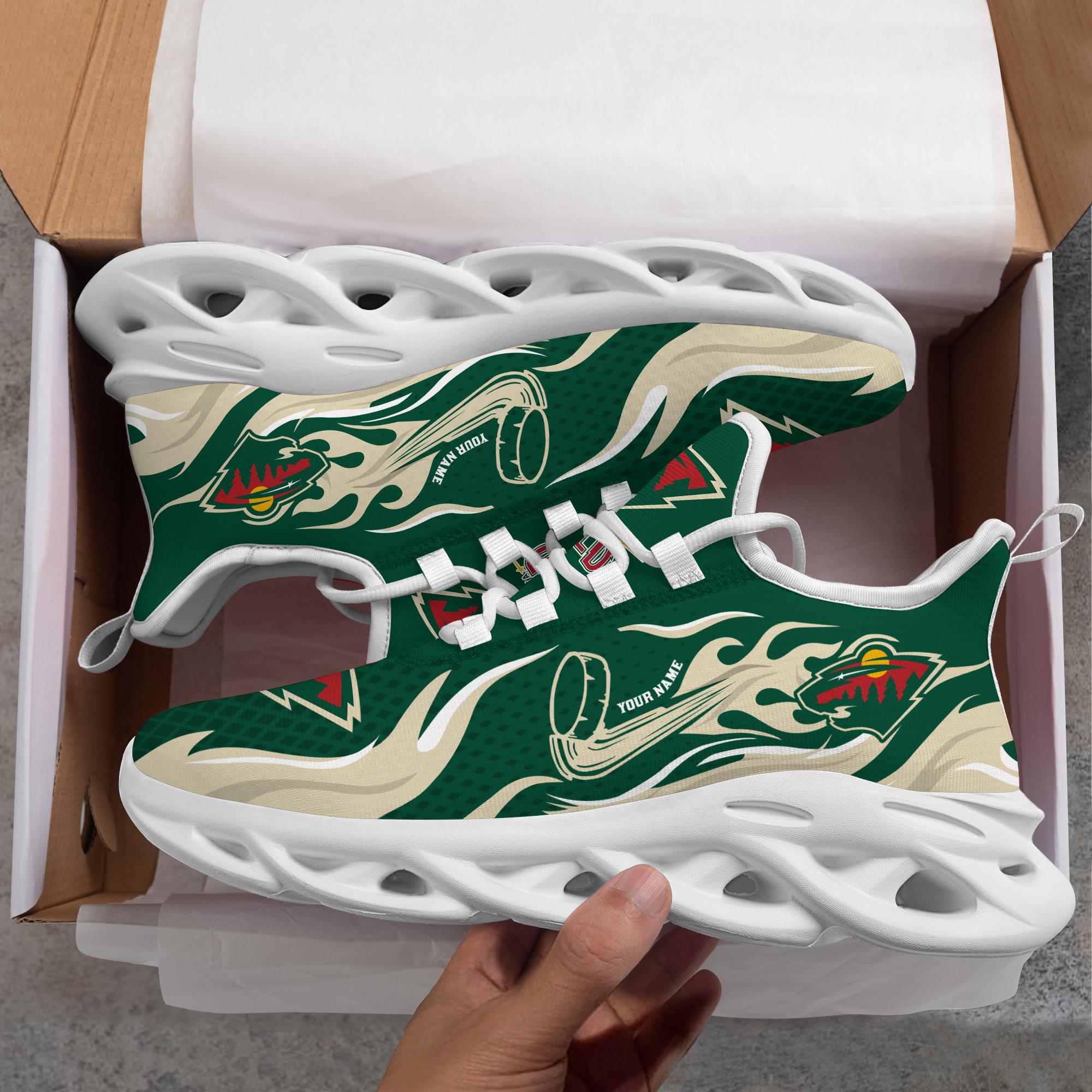 Minnesota Wild Max Soul Shoes Sneakers for Men And Women – NHL Hockey Fan Shoes, Team Sneakers - Image 8