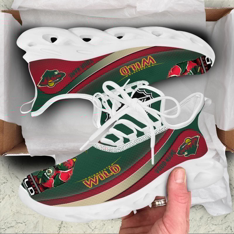 Minnesota Wild Max Soul Shoes Sneakers for Men And Women – NHL Hockey Fan Shoes, Team Sneakers - Image 3