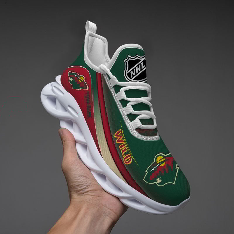 Minnesota Wild Max Soul Shoes Sneakers for Men And Women – NHL Hockey Fan Shoes, Team Sneakers