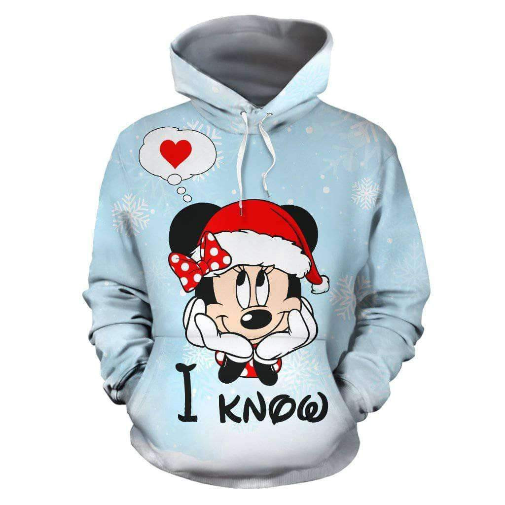 Minnie I Know 3D All Over Print Hoodie & Zip Hoodie