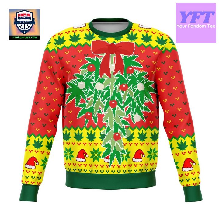 Mistlestoned Meme Design 3d Ugly Christmas Sweater