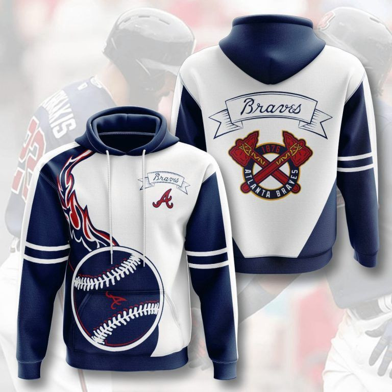MLB Atlanta Braves 3D All Over Print Hoodie & Zip Hoodie