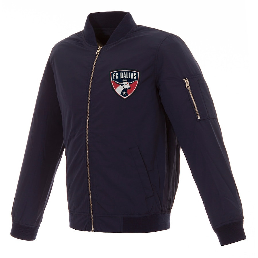 Mls FC Dallas Navy Bomber Jacket | Streetwear Jacket for Men & Women | Fan Gift