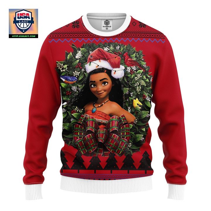 Moana Noel Mc Ugly Christmas Sweater Thanksgiving Gift