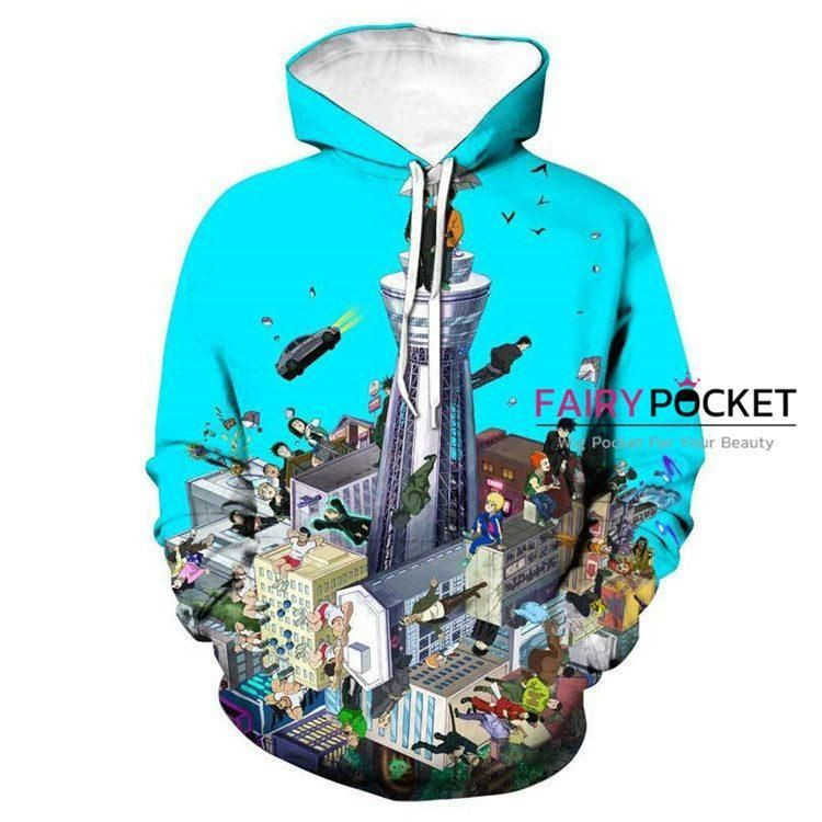 Mob Psycho 100 3D All Over Print Hoodie & Zip Hoodie