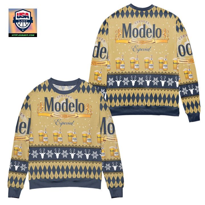 Modelo 1925 Special Reindeer Pattern Ugly Christmas Sweater