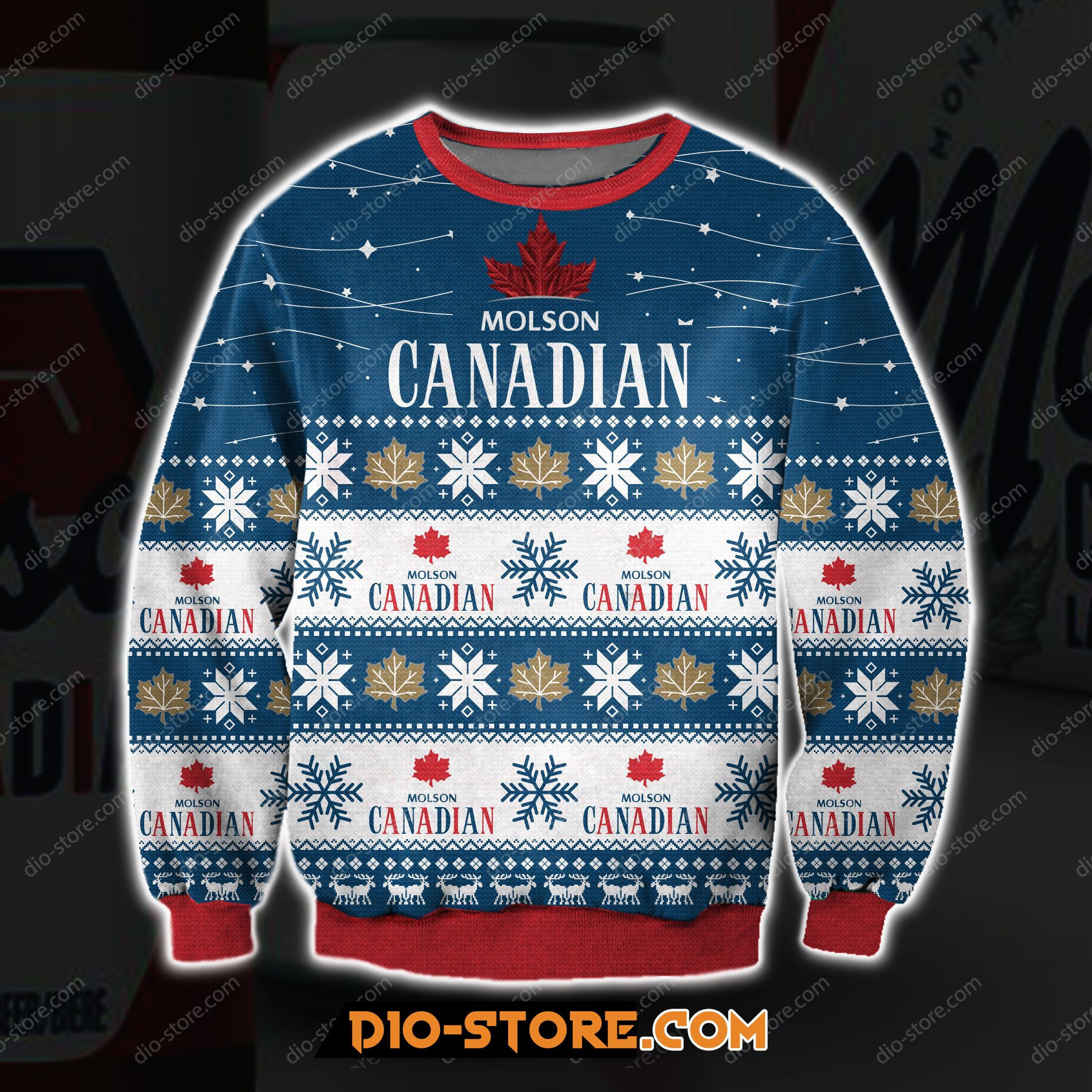 Molson Canadian For Unisex Ugly Christmas Sweater,