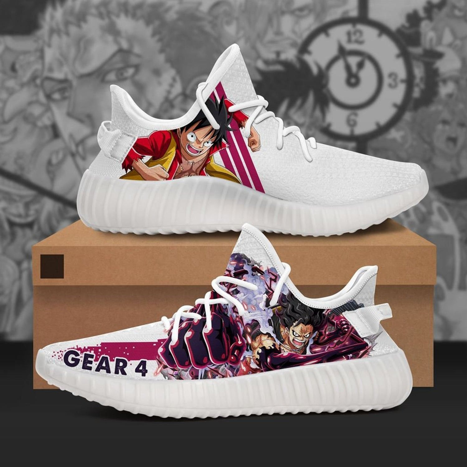 Monkey D Luffy Character One Piece Anime Manga Shoes Sneakers