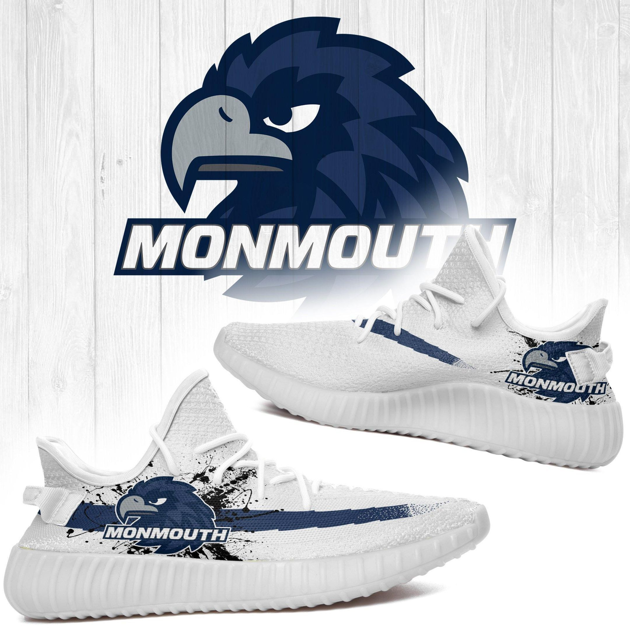 Monmouth Hawks NCAA Teams Sport Shoes Sneakers