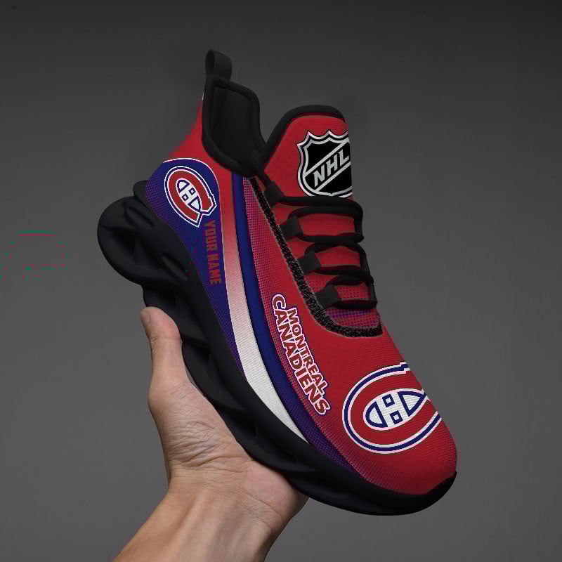 Montreal Canadiens Max Soul Shoes Sneakers for Men And Women – NHL Hockey Fan Shoes, Team Sneakers - Image 4