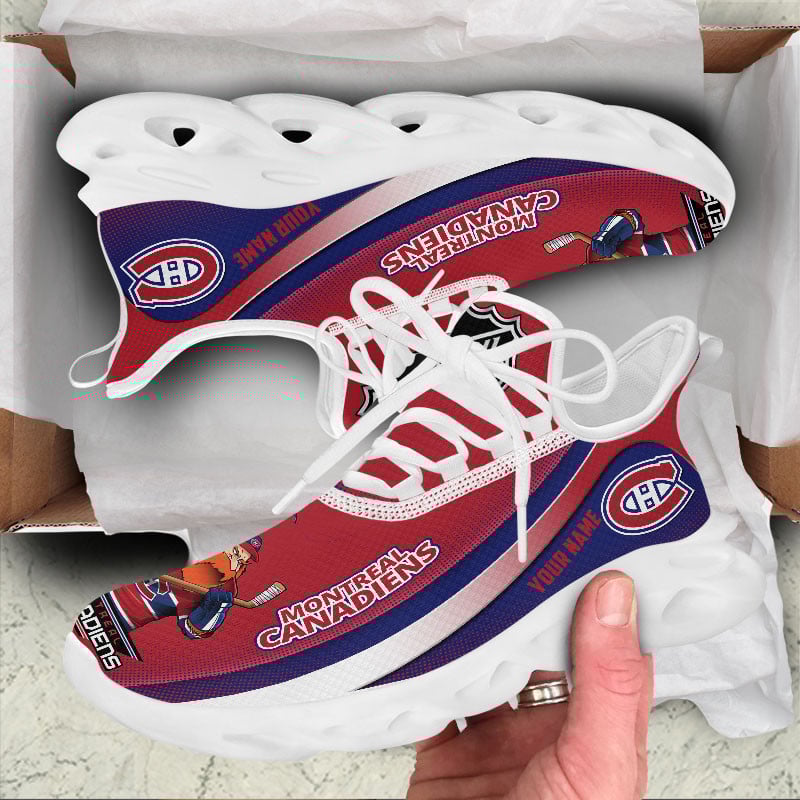 Montreal Canadiens Max Soul Shoes Sneakers for Men And Women – NHL Hockey Fan Shoes, Team Sneakers - Image 3