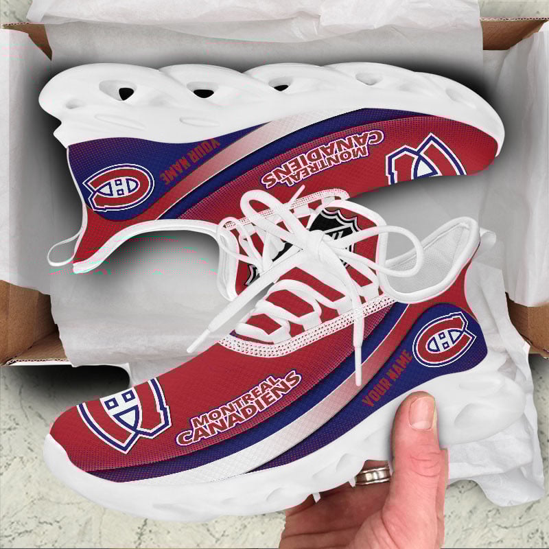 Montreal Canadiens Max Soul Shoes Sneakers for Men And Women – NHL Hockey Fan Shoes, Team Sneakers - Image 3