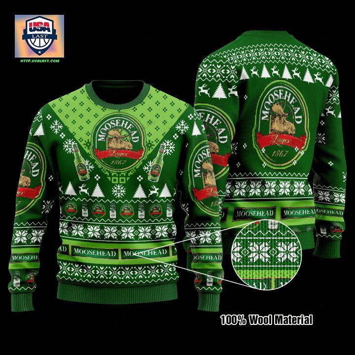 Moosehead Lager Beer Christmas Sweater