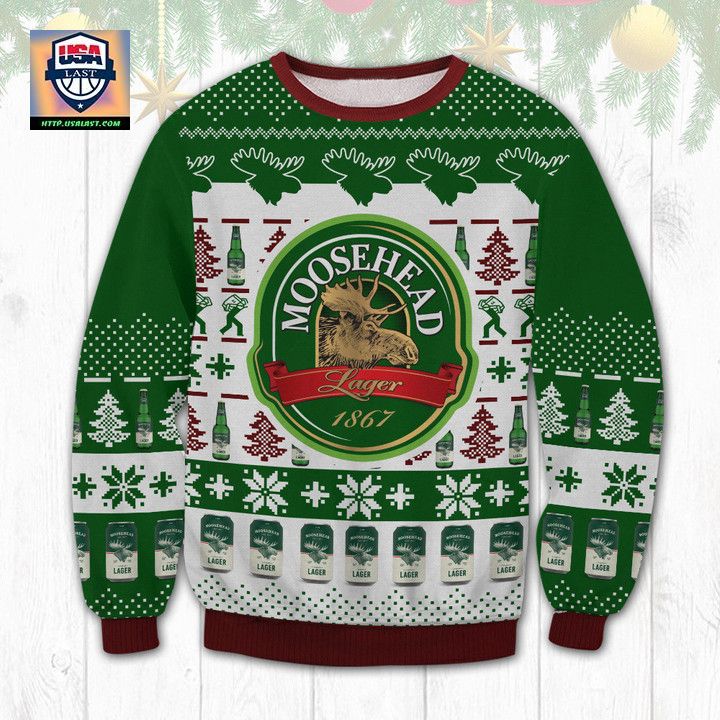 Moosehead Lager Ugly Christmas Sweater