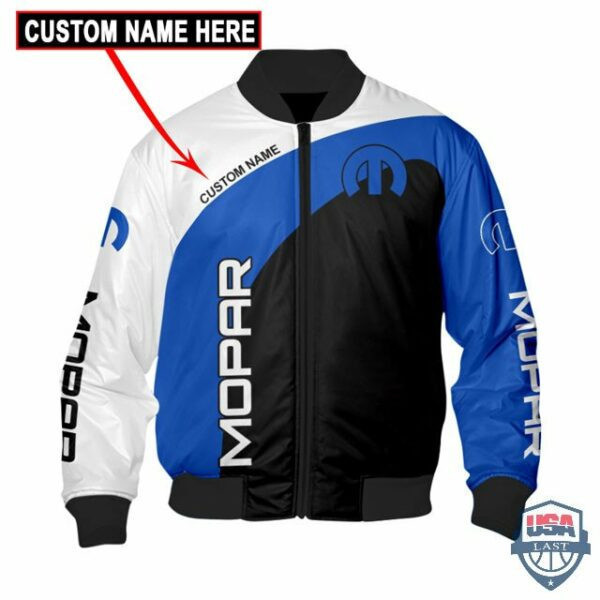 Mopar Personalized Bomber Jacket | Automotive Jacket for Men & Women | Car Fan Gift