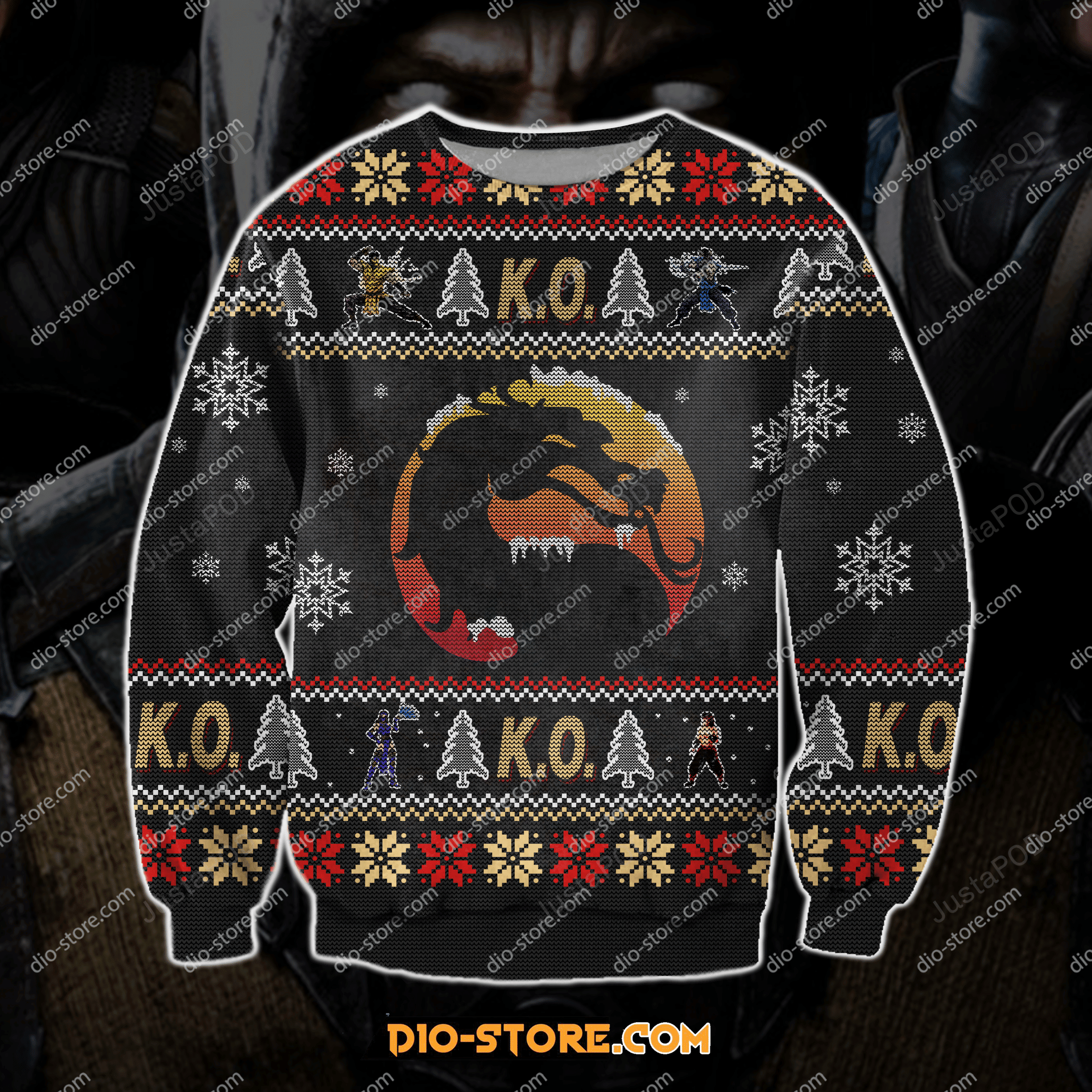 Mortal Kombat Game Ugly Christmas Sweater,